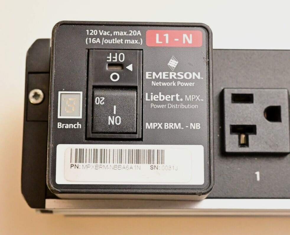 Emerson Liebert MPX BRM -NB L1-N Power Module MPXBRM-NBBA6A1N