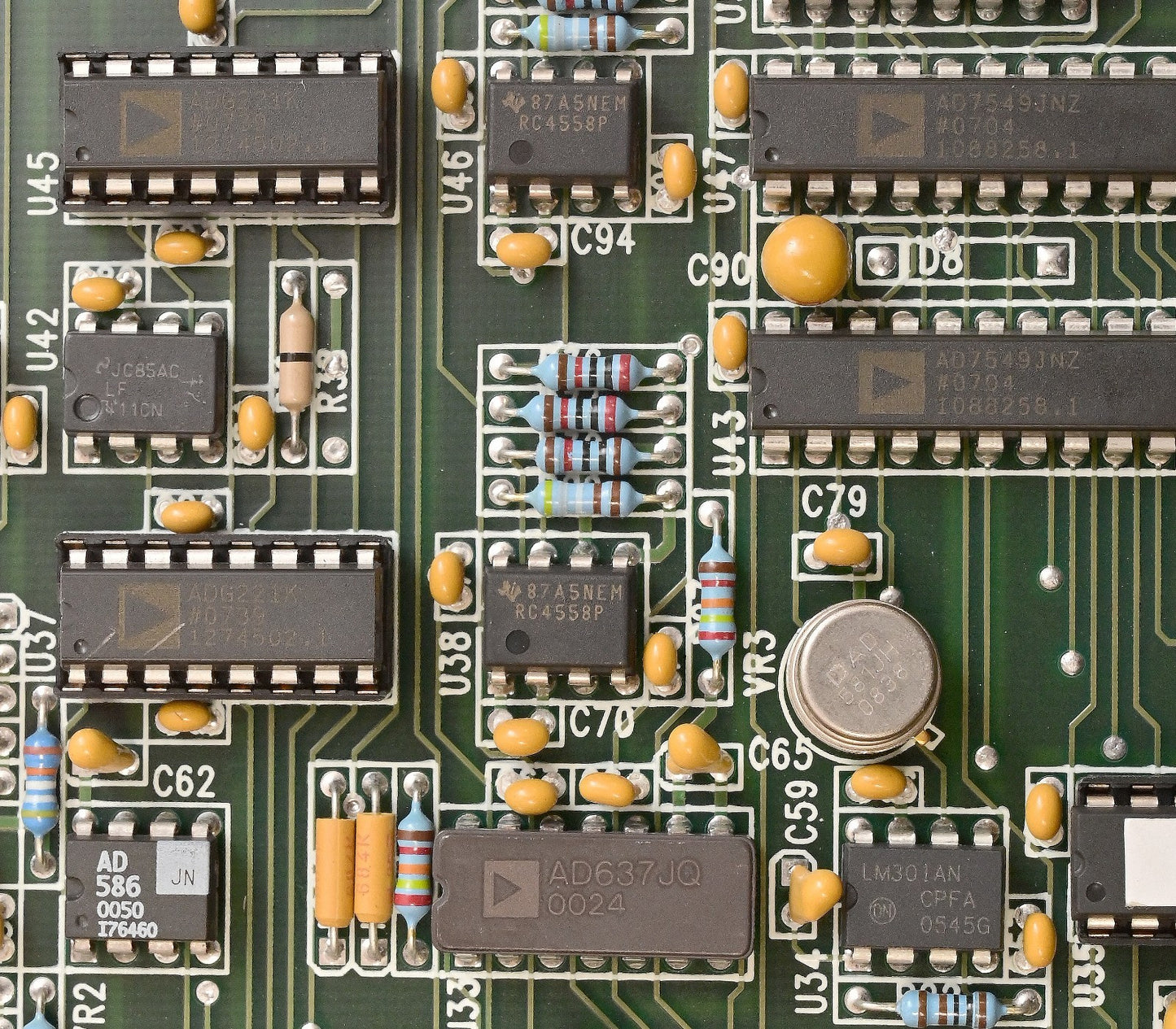 Watthour WECO 2350R PB000503 Zilog Z80 CPU PC Board BB017304 Analog Devices ICs