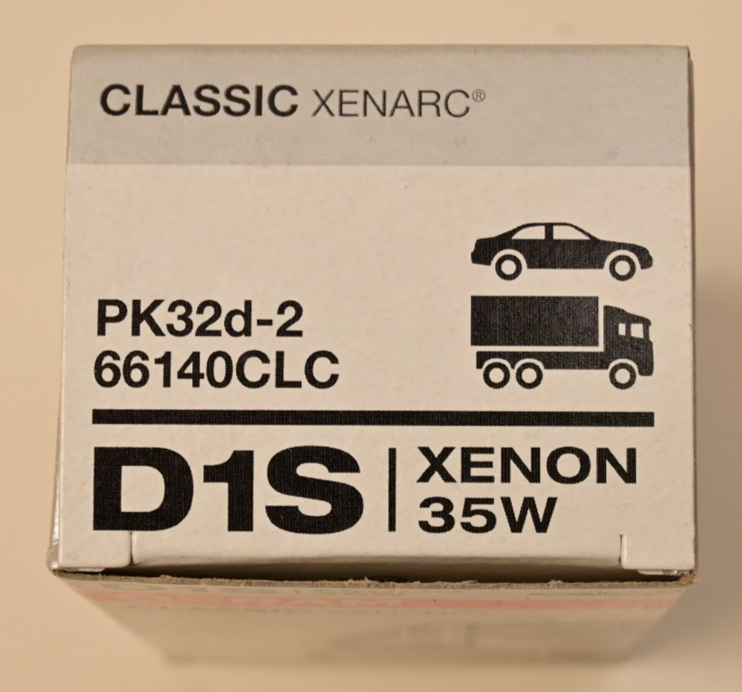 OSRAM D1S Xenon Classic Xenarc 35W 66140CLC HID Xenon Bulb NOS Volvo