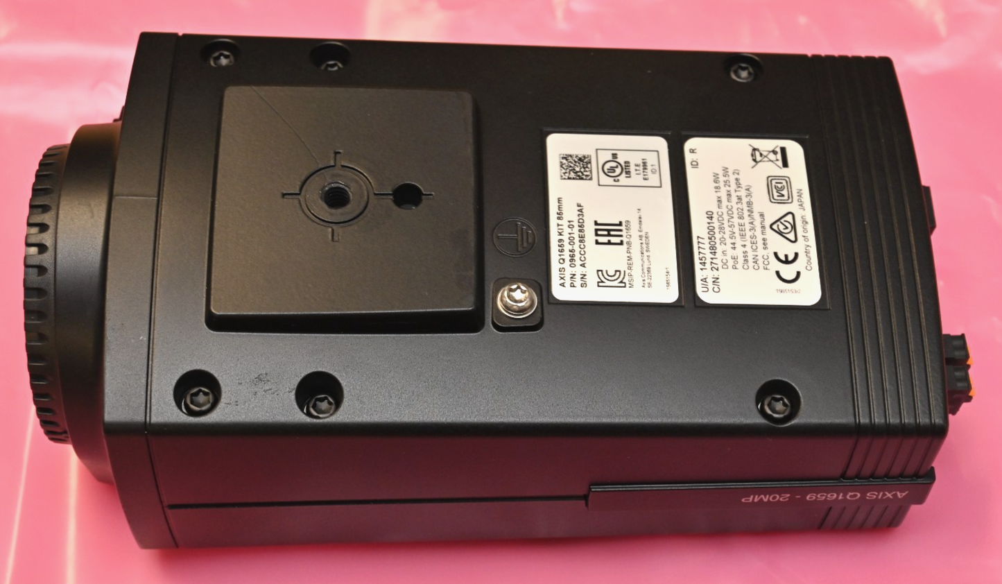Axis Q1659 20MP Network Camera Canon EF Lens Mount As-is