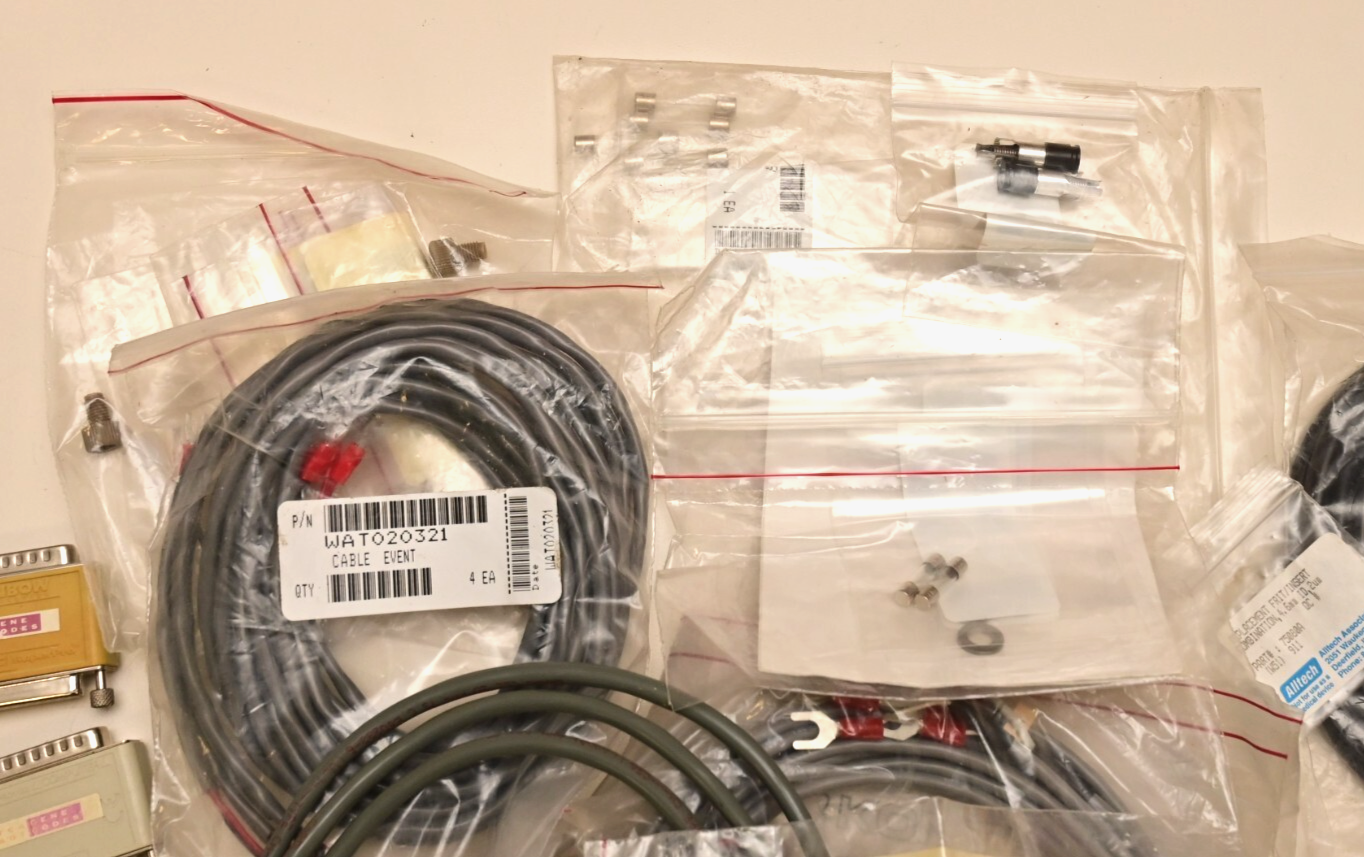 Waters HPLC Spares NOS Cables Fuses Fittings Column Heater Gene Codes SW Keys