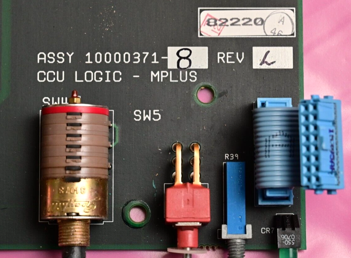 Vintage Kodak Camera Interface PC Board Grayhill Rotary Switches Positronic Gold