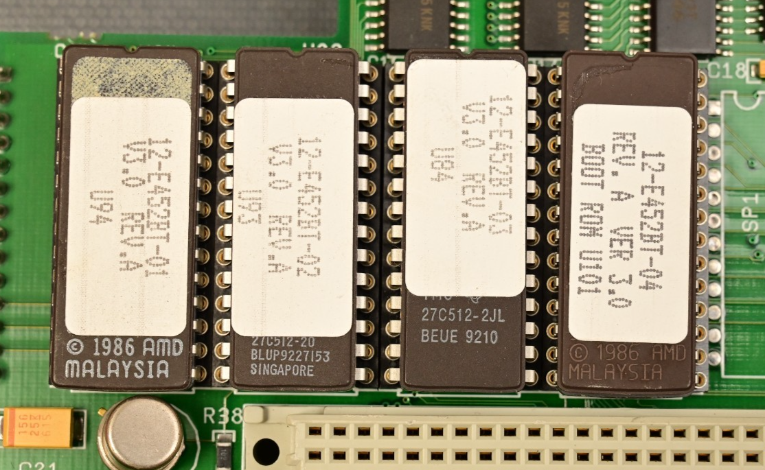 Proteon ProNET CNX 500 Router ROM Board Vintage 1992 17-452440 AMD EPROM