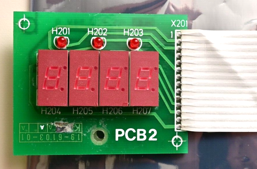 Pharmacia Frac 200 Main PCB with LED Display Board ICs EPROM Transformer 1992