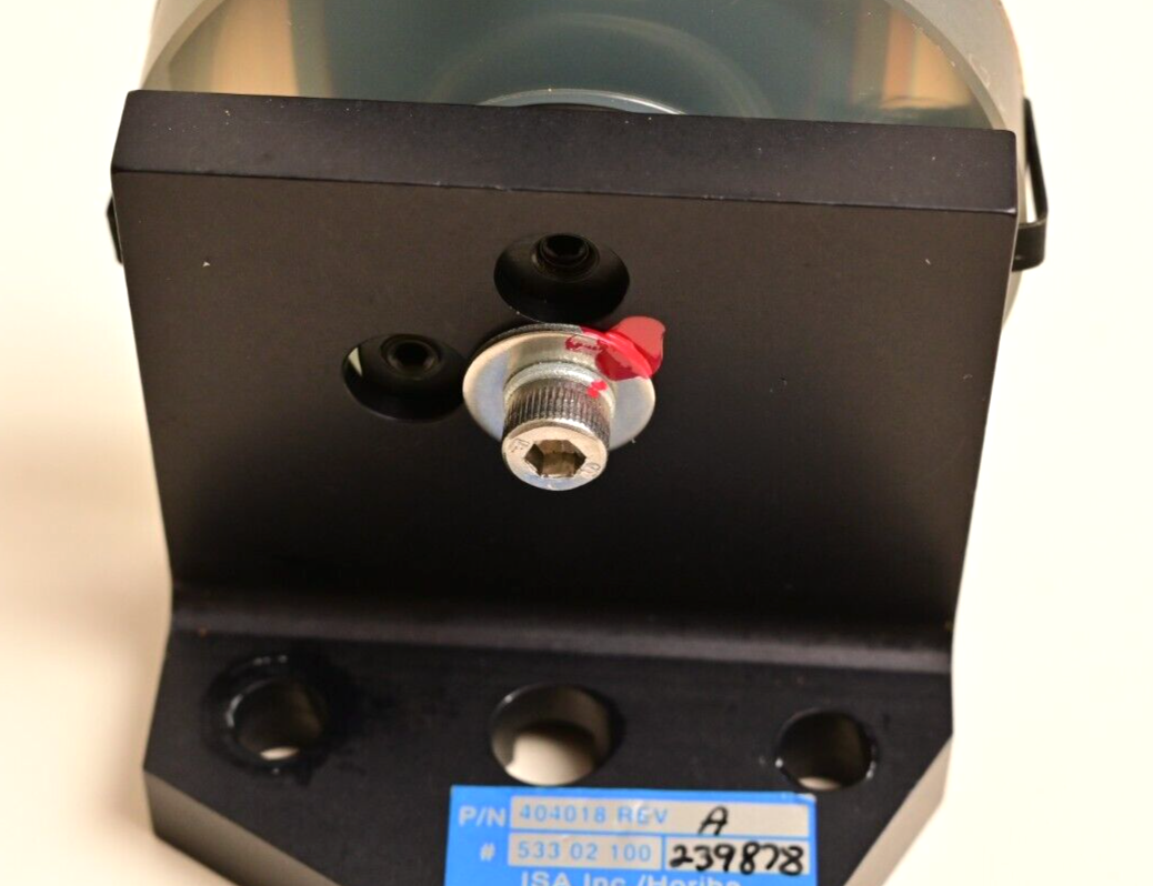 ISA Inc / Horiba Mounted 70mm Diameter Concave Mirror 404018-A UV Spectrometer