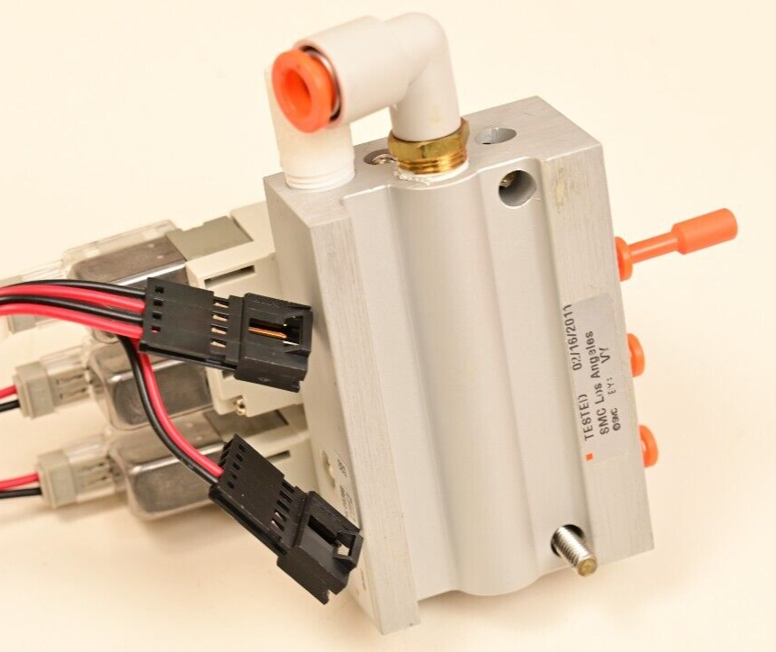 3-Channel SMC Air Solenoid Valves w/ Manifold VQZ2151-5M01-C VQ2151S-5M01-C