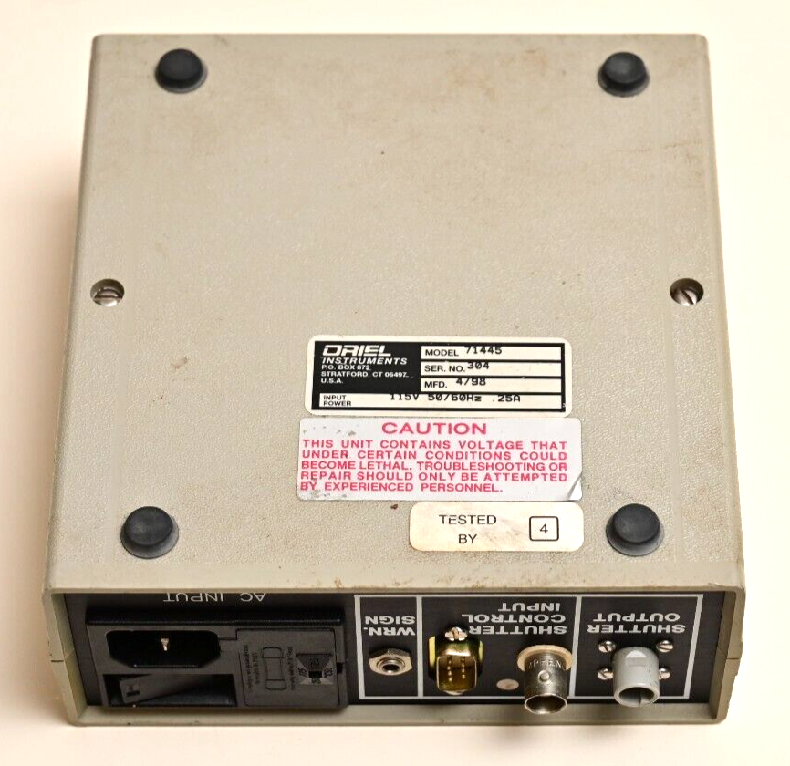 Oriel 71445 Safety Shutter Power Supply