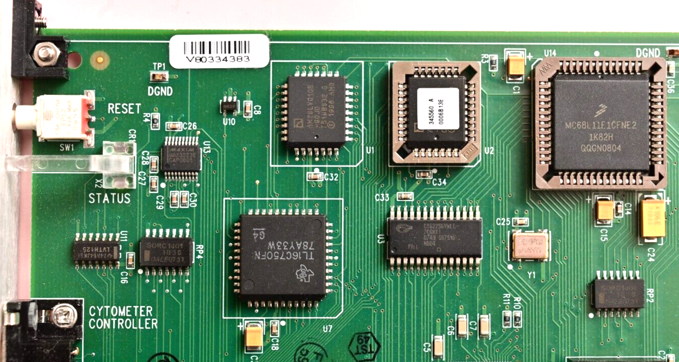 Becton Dickinson BDLCR II Flow Cytometer SCI Controller PCB VME Card BD 344460