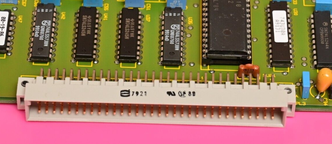 VG Data Systems PB-I-743 Vintage Schroff VME Style CPU Board N80C186 P82C08-10