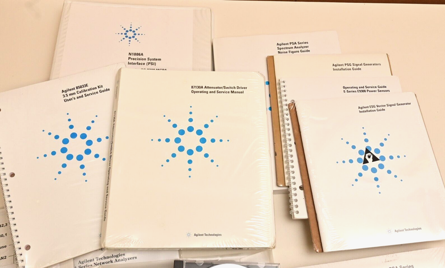 Agilent GS-9200 MCPA Test Set User Manuals CDs Disks PSI/PSG/PSA/ESG ~15lbs