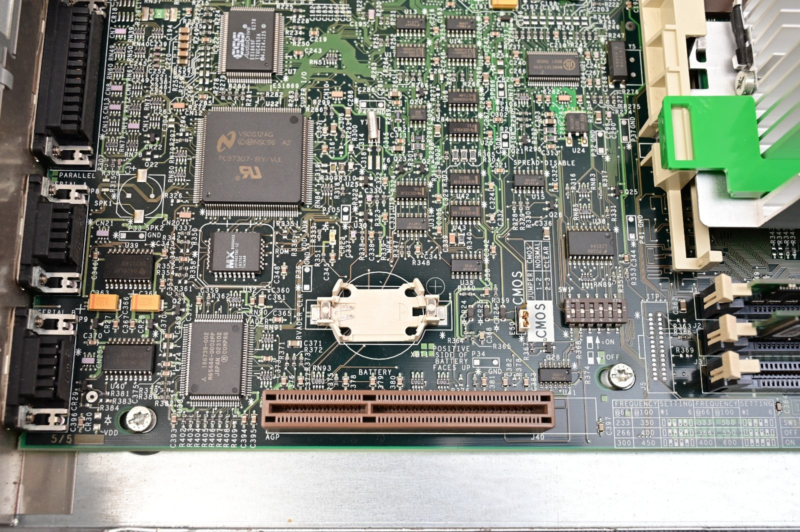 Vintage Compaq Deskpro P3/600 Motherboard w/ RAM ~1999/2000 Tested 010561-101