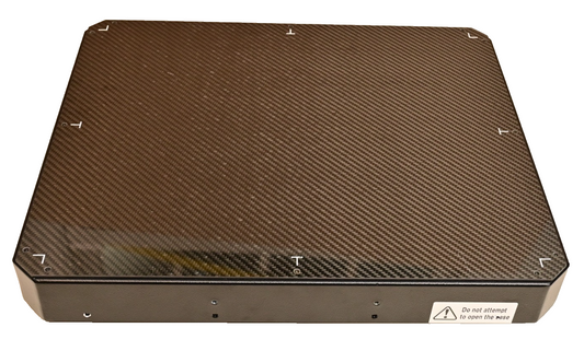 19" x 16" x 2" Carbon Fiber & Aluminum DR Panel Detector Enclosure DRTECH Empty