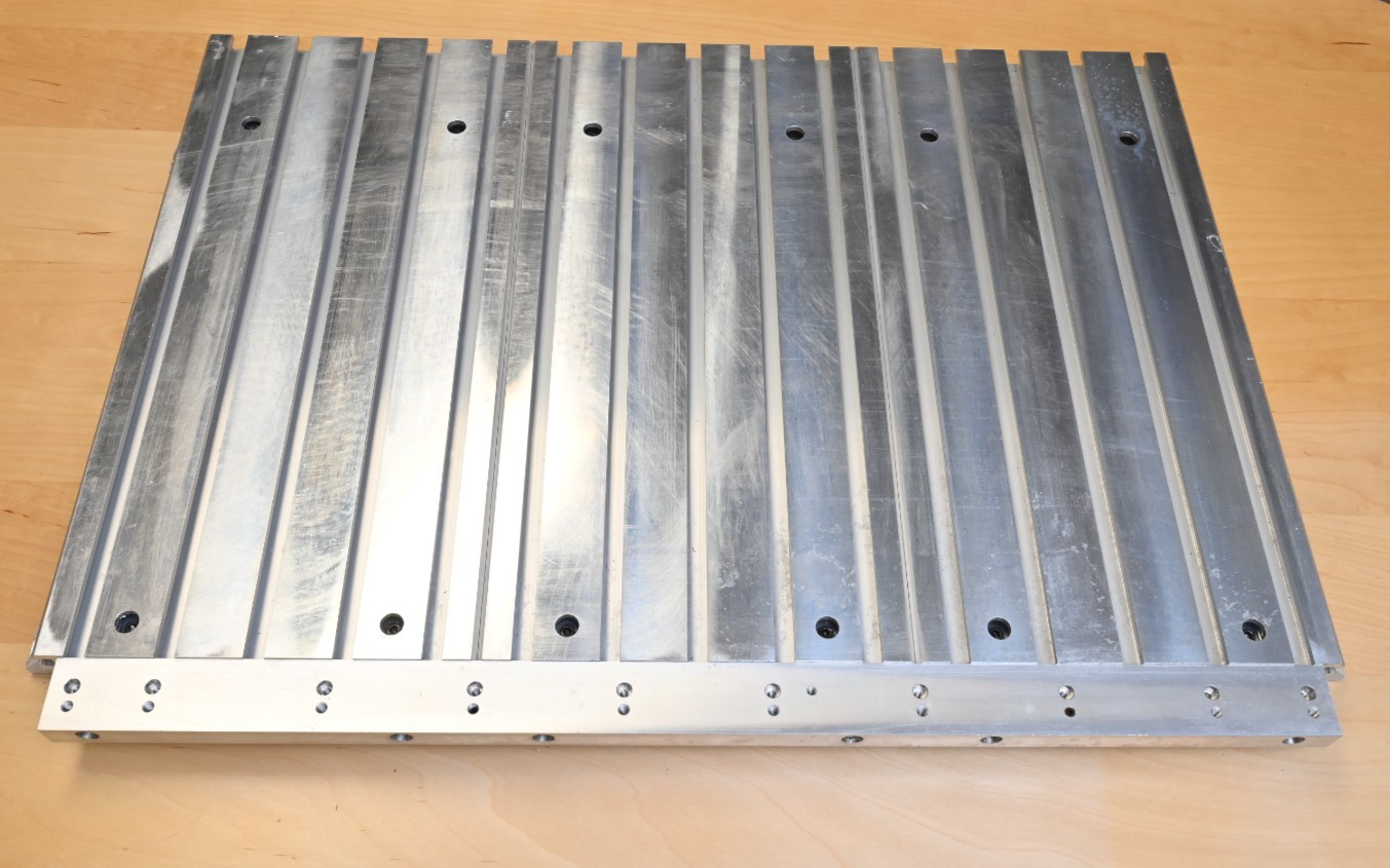 Gravograph IS6000 Rotary Engraver T-Slot Aluminum Extrusion Bed 28x20 Aluminum