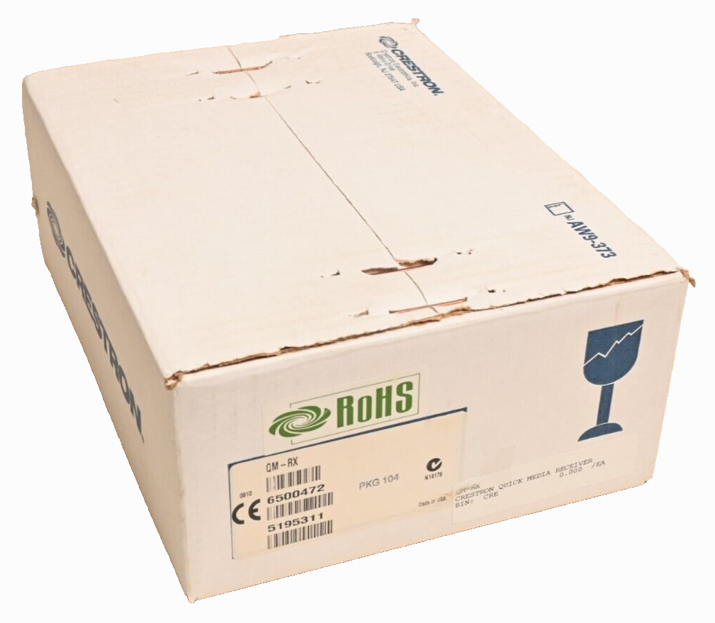 Crestron QM-RX QuickMedia Receiver Remote CAT5 Video Distribution NIB