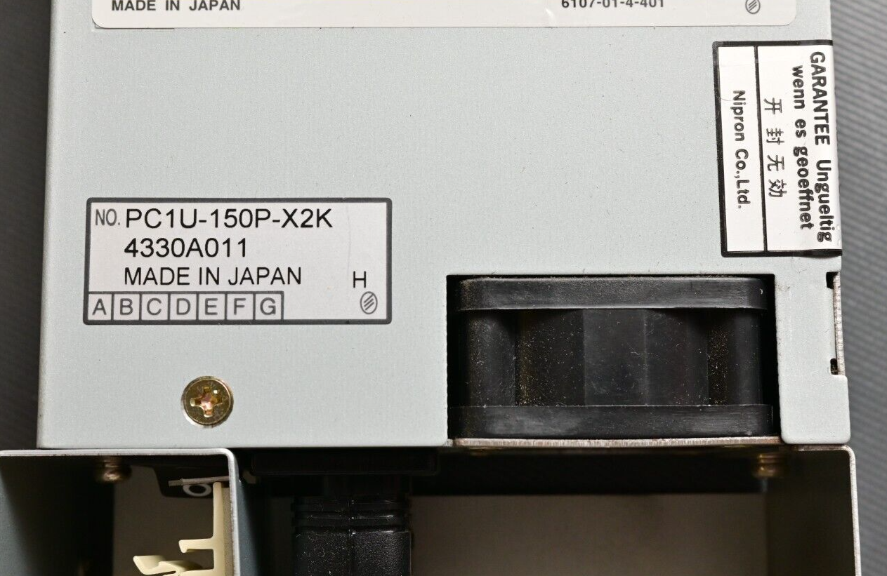 Nupro PC1U-150P-X2K DC Power Supply w/ Cables Keyence VHX-100K Microscope Japan