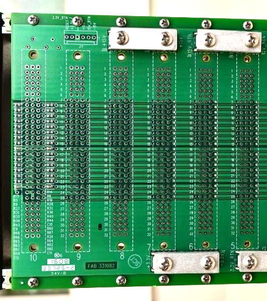 Schroff 10-Slot Chassis w/ Backplane BD LSR II w/ Vertical Mounting Plate VME