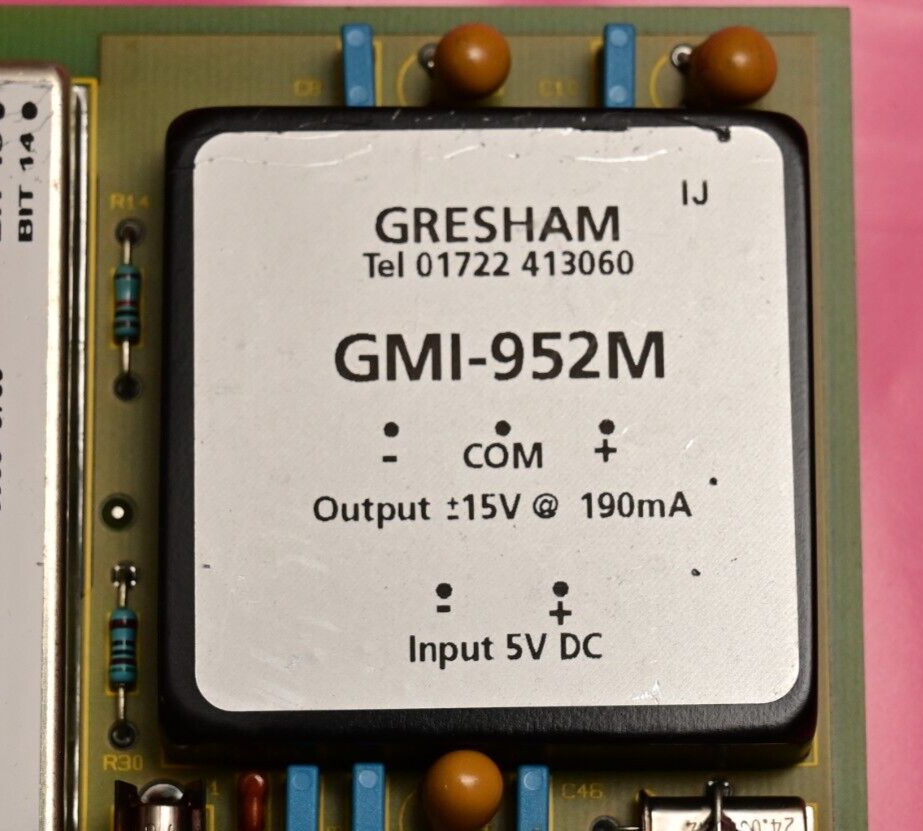 VG Data Systems D-I-2816-D Vintage Schroff VME Style DAQ Card AD667KN DAS1159 IC