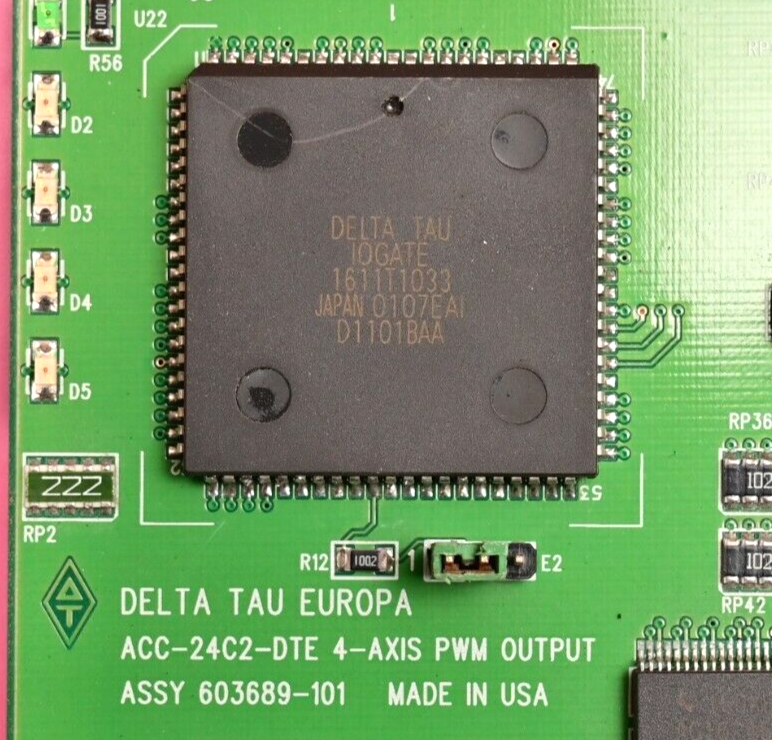 Delta Tau Europa cPCI 16 Out 4-Axes PWM ACC-24C2-DTE 603689-101 Motion Control