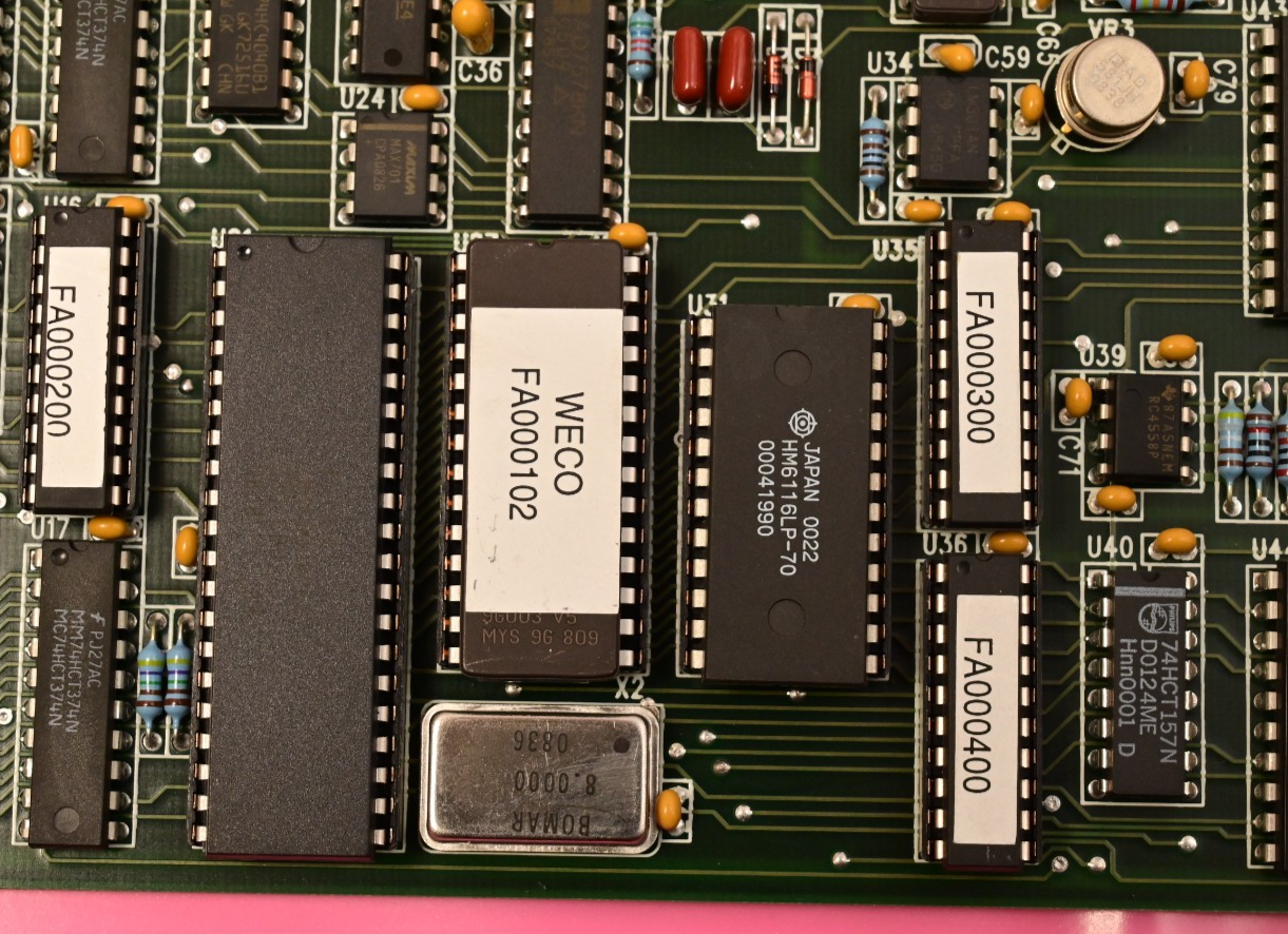 Watthour WECO 2350R PB000503 Zilog Z80 CPU PC Board BB017304 Analog Devices ICs