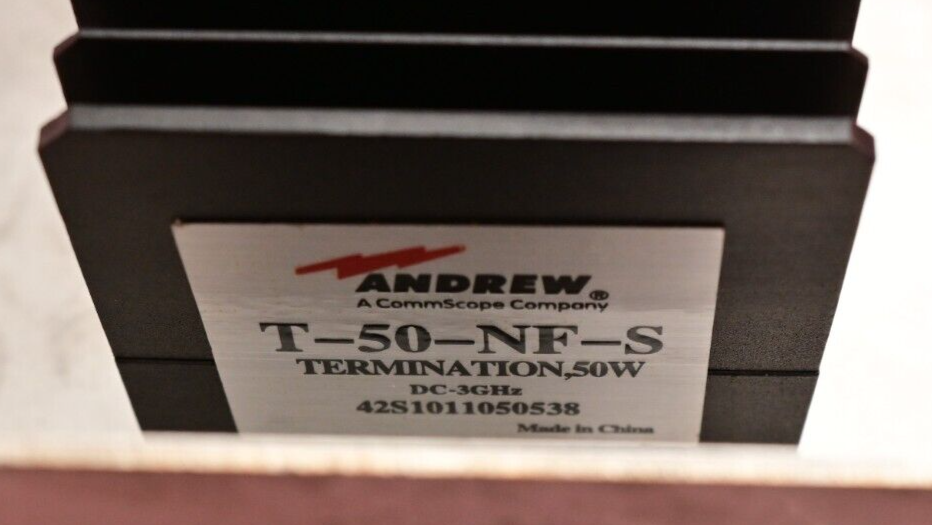 Commscope Andrew T-50-NF-S 50 Ohm Termination Load DC-3GHz 50W NIB 7624899-00