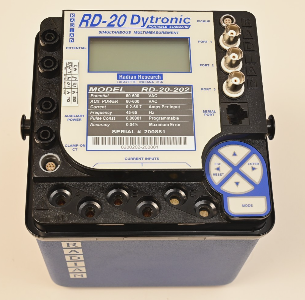 Radian Research RD-20-202 Single Phase Portable Standard