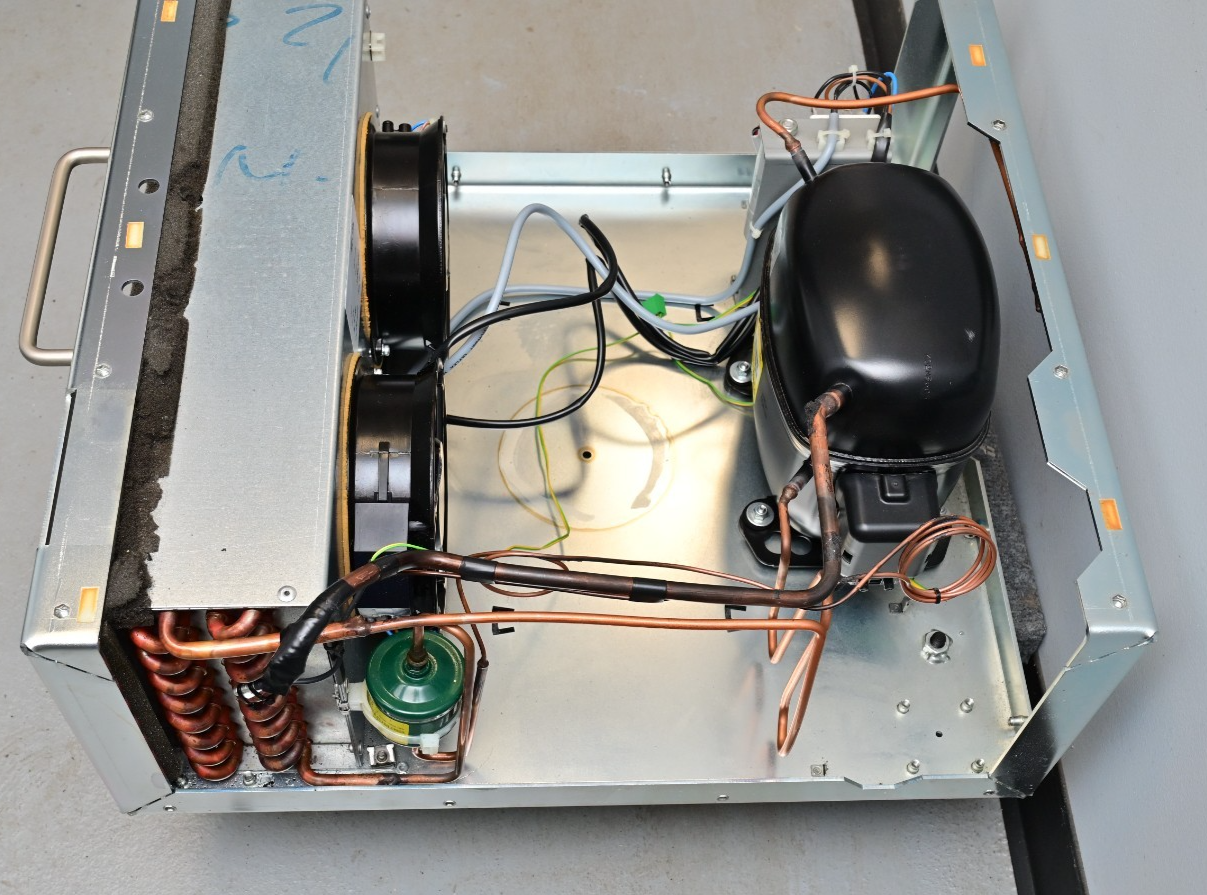 3/4HP Condensing Unit/Skid from Hettich Rotanta 46 RSC Danfoss SC15CLX LBP R404A