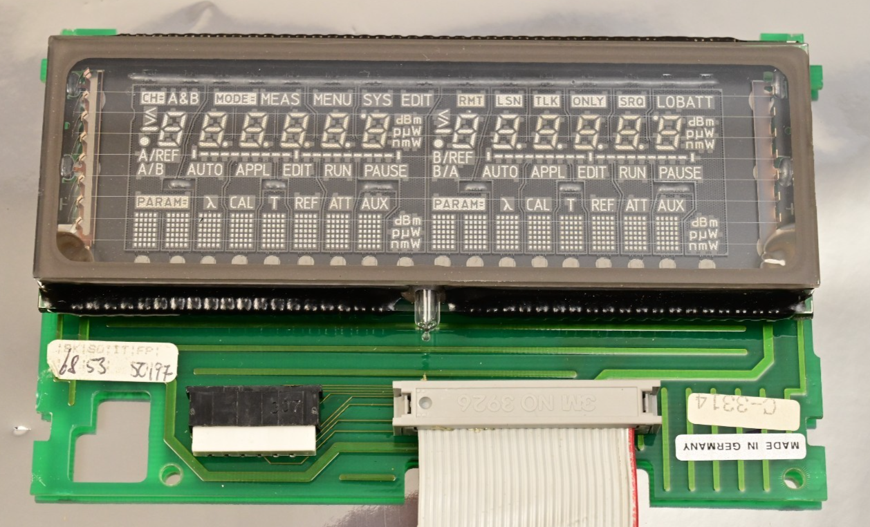 HP 8156A Vacuum Fluorescent Display VFD PC Board 8153-66504