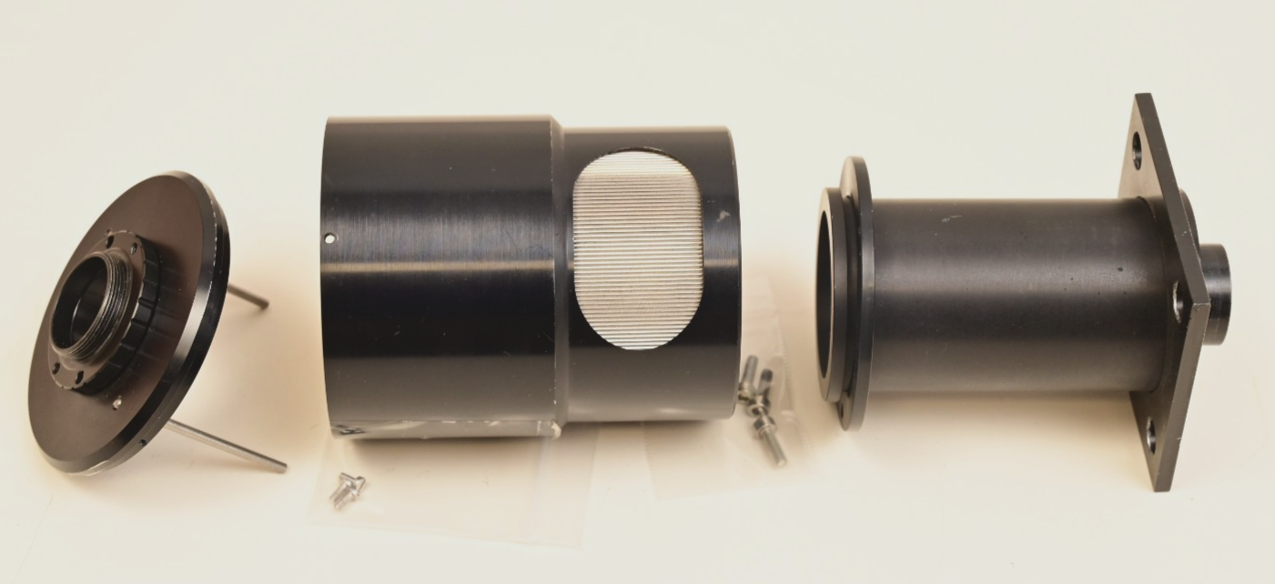 CS C-Mount Lens Backfocus/Macro Adjustment Mount Machine Vision/Scientific Port