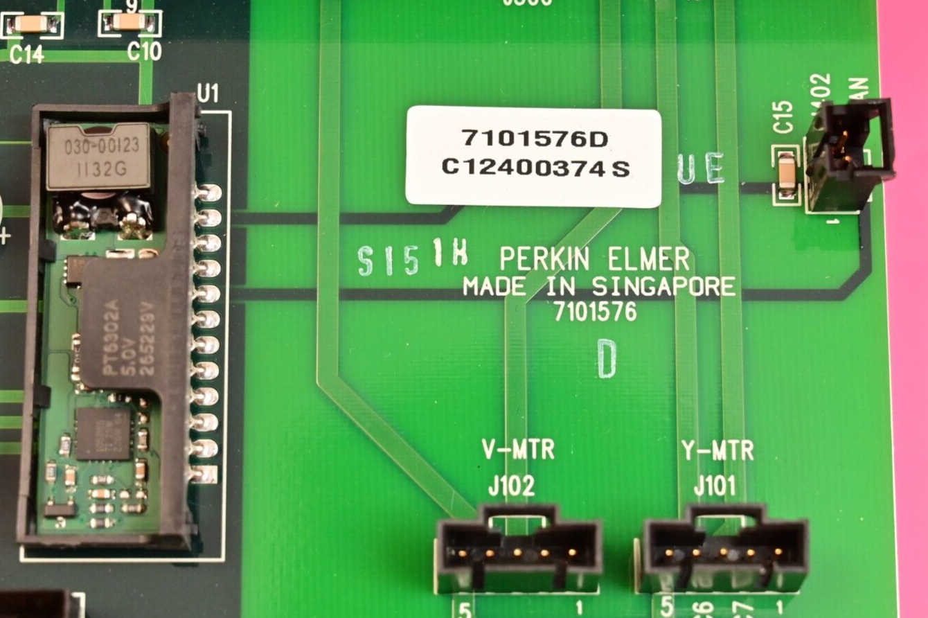 Perkin Elmer JANUS I/O PC Board Packard Instrument 7101576D Power Trends PT6302A