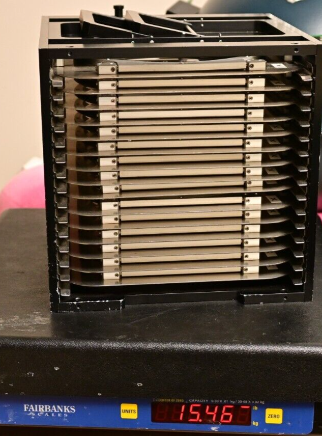 Semiconductor 15-Tray Wafer Cassette 150mm/6" Magazine for Robotic Inspection