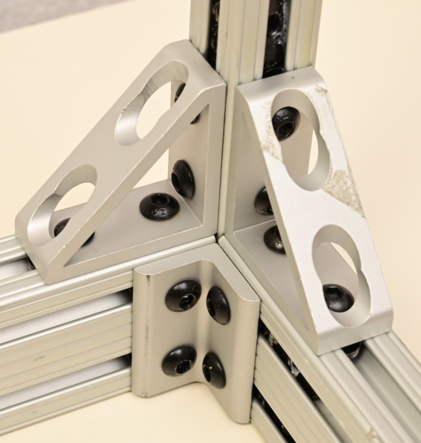 24" x 20" x 20" Extruded Aluminum Framing T-Slot 80/20 Style Aluminum Extrusion