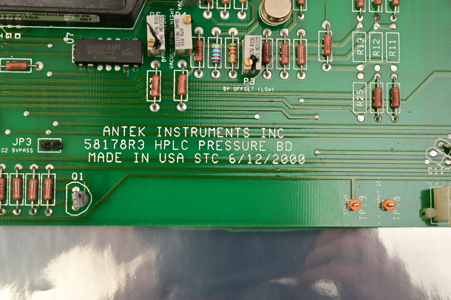 Antek 8060 P/N 58178R3 HPLC Pressure Board PCB Honeywell 142PC15A Sensor