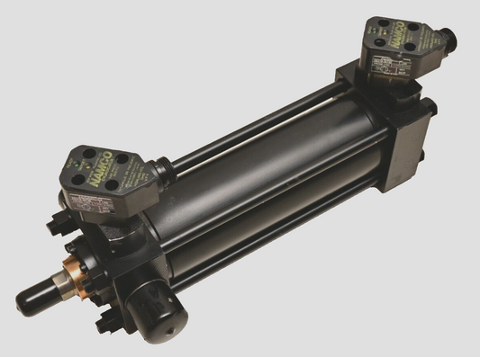 Atlas Hydraulic Cylinder Series H 3000PSI 2.5" x 7.5" w/ NAMCO Cylindicator NOS