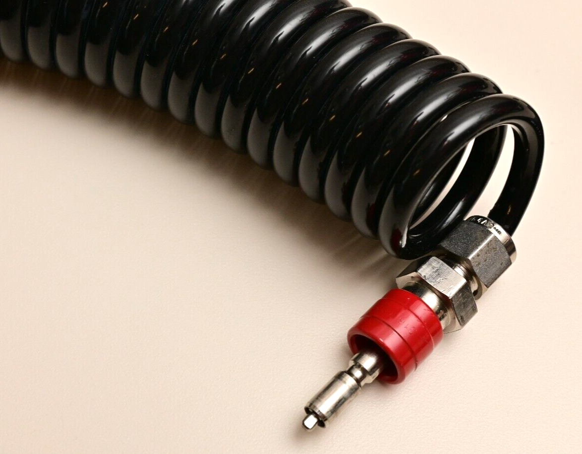 H-Square ESD Safe Semiconductor Wafer Wand 16mm Round Suction Cup Coiled Hose