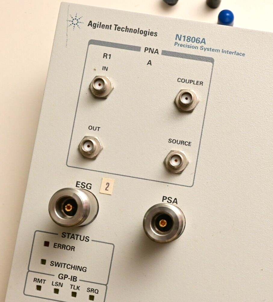 Agilent N1806A Precision System Interface Front Panel 12x SMA 8x N Passthrough