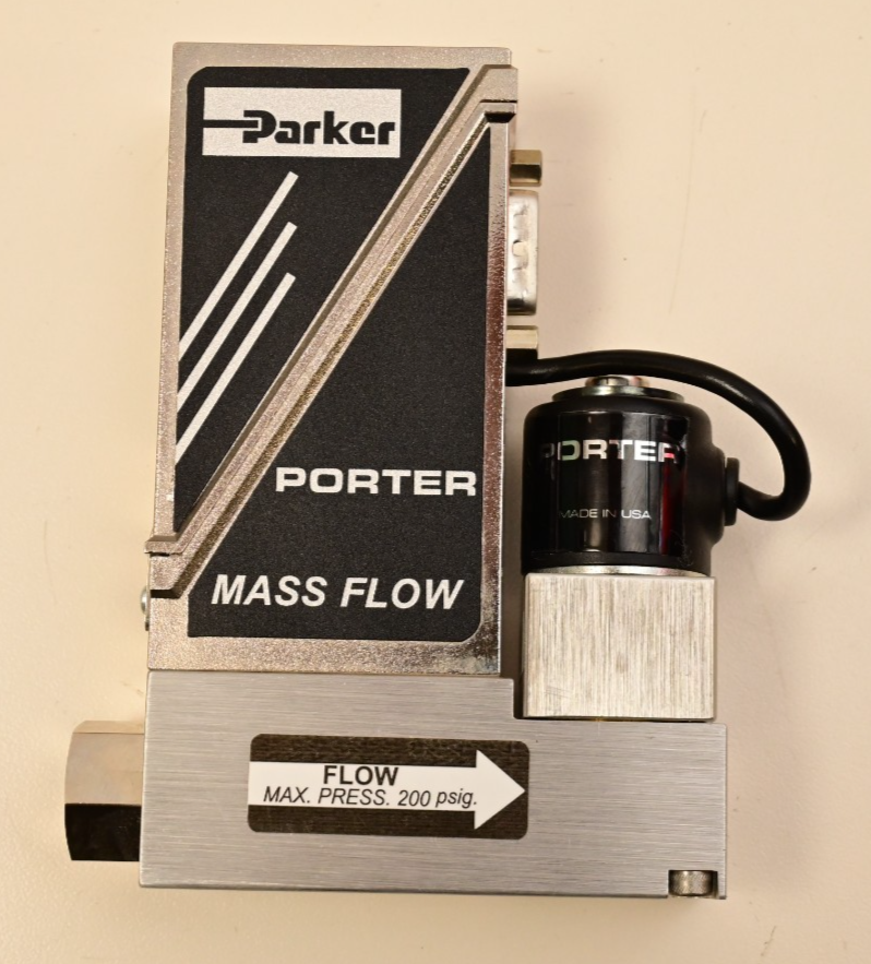Parker Porter Mass Flow Meter Controller 23142-500 Oxygen 500mL/min 200psig