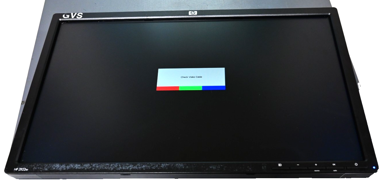 HP ZR22w LCD Monitor 22" w/ VGA DVI DisplayPort Inputs USB Hub