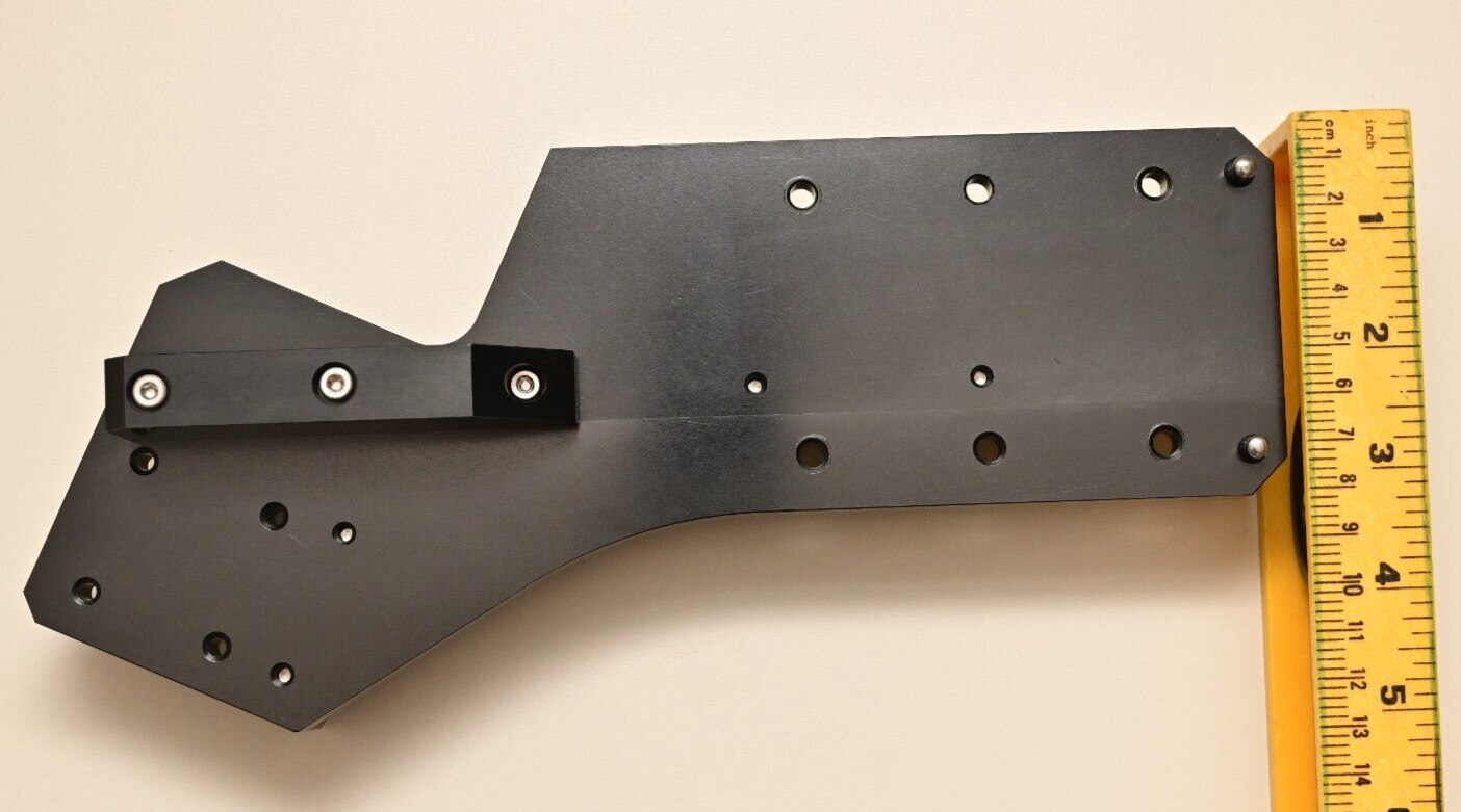 Heavy Duty Machine Vision Camera Stage Mount/Bracket Anodized Aluminum 65° Angle