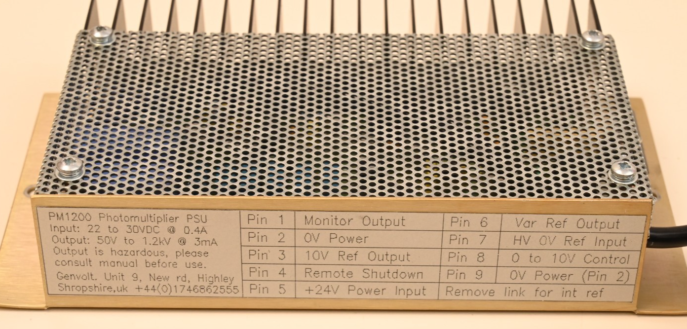 Genvolt PM1200 Photomultiplier Power Supply 50-1.2kV@3mA MarXperts MAR345 PMT HV