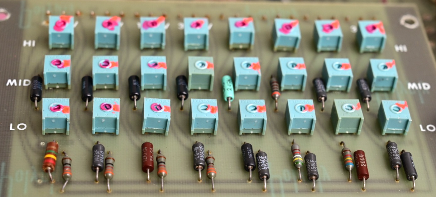 Lot of 3 Vintage Circuit Boards Milivac MV-928A Sprague Nippon Capacitors Pots