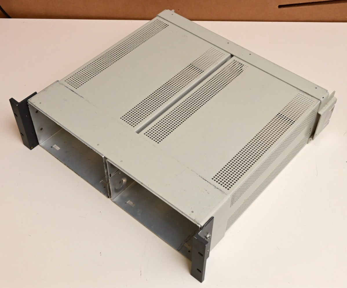 Tektronix Dual Rack Mount Aluminum Chassis 1710 1720 1730 Tek Broadcast Test