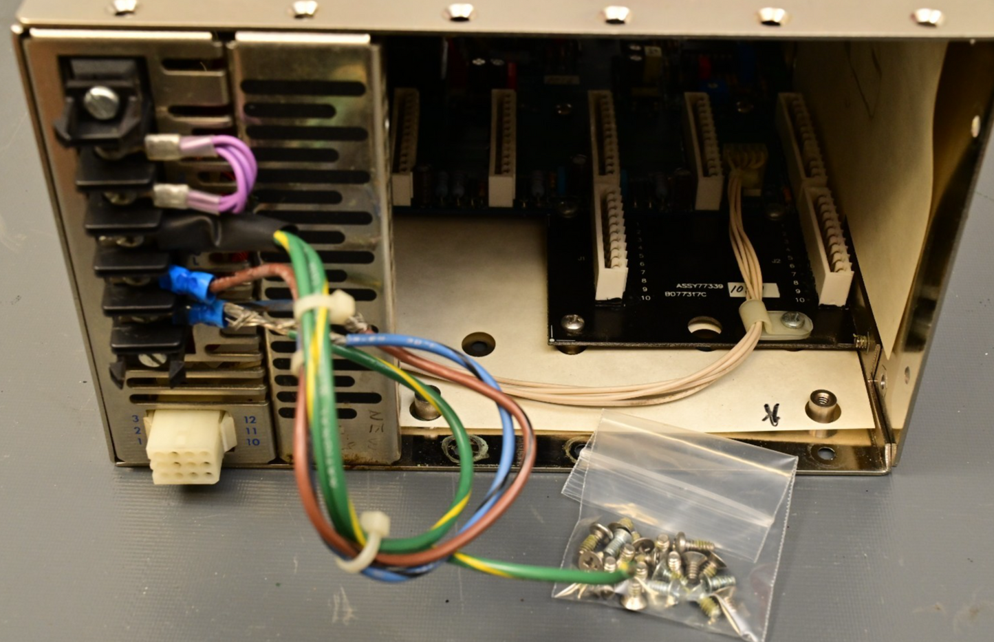Power-One SPM5A2A2KHR DC Power Supply Chassis Empty As-Is 1500W 2x5V@150A 300VDC