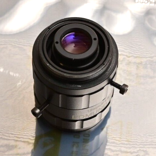 Edmund Optics Model 33-303 UC Series C-Mount 12mm f 1.8 Machine Vision Lens