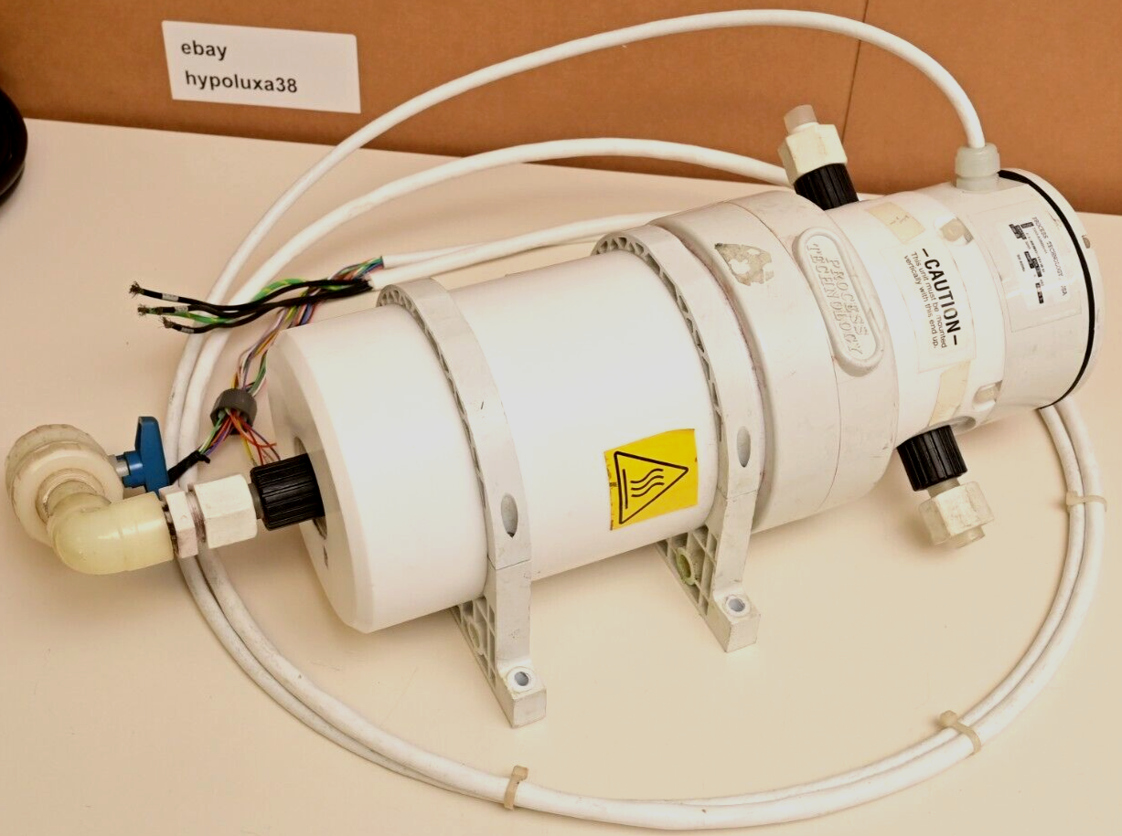 Process Technology 3kW PTFE In-Line Chemical Heater TIH3-63BBSHH 3-Phase 480V