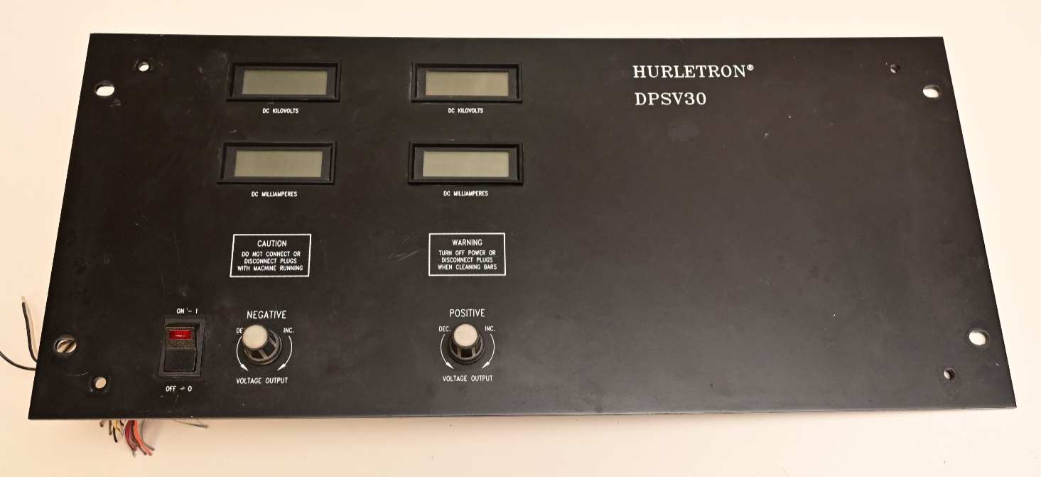 Hurletron DPSV30 Front Panel w/ 4x Modutec BL 130302 U LCD Bourns 3590S 20k Pots