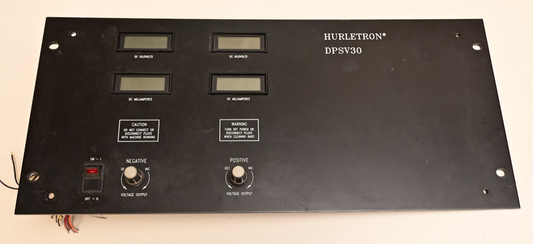 Hurletron DPSV30 Front Panel w/ 4x Modutec BL 130302 U LCD Bourns 3590S 20k Pots