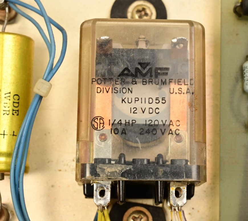 CEA Berkleonics Inverter Internal Parts Vintage Transistors Capacitors Sprague