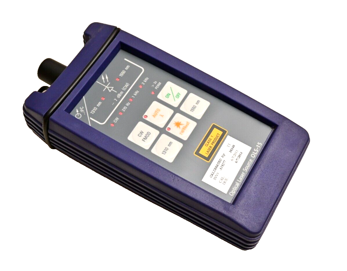 Acterna OLS-15 Optical Laser Source Fiber Optic Tester 1310nm/1550nm -7dBm CW