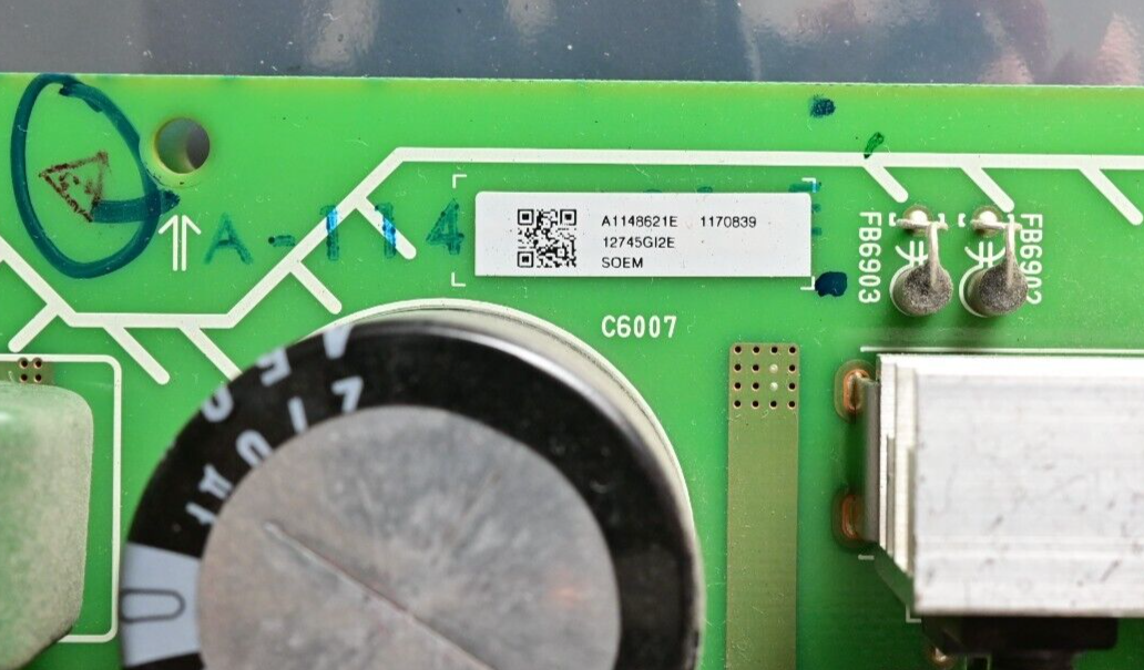 Sony KDL-V40XBR1 LCD TV Power Board GI2 A1148621E A-114 High Voltage Inverter
