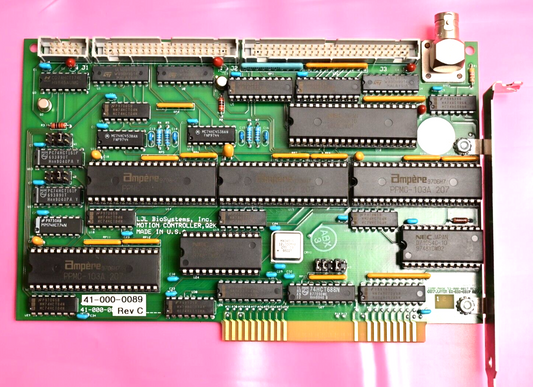 LJL BioSystems 4-Axis Motion Controller PCB Ampere PPMC-103A IC Q2K 41-000-0089